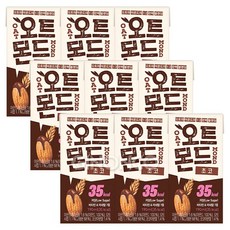 롯데칠성 오트몬드 저당 초코, 190ml, 9개