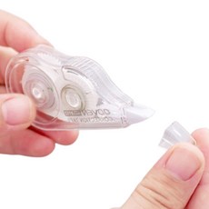 사무용 데스크수정테이프 볼펜지우개 1개 8cm 화이트 책상위 학생 오답노트 문구템