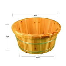 편백 족욕통 가정용 족욕기 나무 발찜질 히노끼 습식, 21cm 양면, 기본 모델명/품번