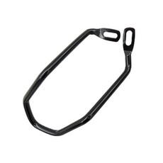 산악 자전거 체인 기어 가드 보호대 자전거 후면 드레일러 행어 프레임 이중 날개 구멍 아치형 브래킷 랙 사이클링 부품, black, 01 black