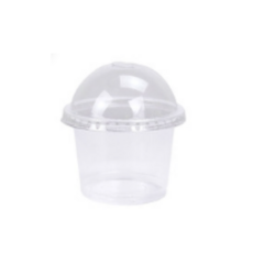 베스트홈 디저트 컵 + 뚜껑 세트 5.5 x 9.5 x 10 cm, 50개입, 4개