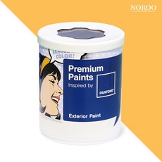 노루페인트 팬톤 실외 벽면 저광 페인트, 13-0947 Banana, 1L, 1개