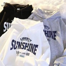 美式帽t 衛衣 帽踢 長袖上衣 韓版大學t 韓國帽t 帽t 大學t 連帽上衣 設計感上衣 寬鬆上衣 秋冬上衣 薄款