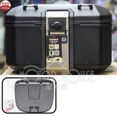 SHAD TERRA TR48B 霧黑鋁箱 後上箱, 1個, 霧黑, TR48B黑箱+塑膠底盤