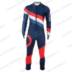 겨울 점프수트 스키복 퍼포먼스 스키 레이스 수트 스노보드 스포츠 무패딩, 1개