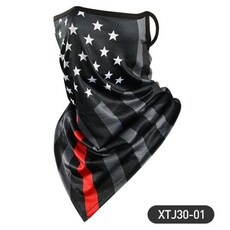 廣隆 XTJ30魔術頭巾 掛耳面罩 透氣網 運動防曬面罩 冰絲防紫外線運動頭巾, XTJ30-01, 1個