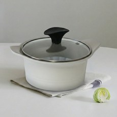 국내생산 커마 세라믹 양수냄비 16cm, 1개, 아이보리