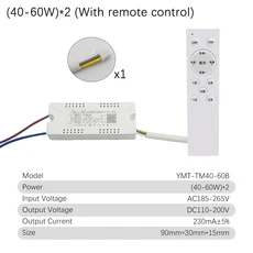 AC185-265V 지능형 원격 제어 공급 장치 스마트 프로 앱 230mA 정전류 LED 드라이버 램프 샹들리에용 220V