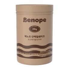 베노프 단백질쉐이크 초코헤이즐넛라떼, 1개, 600g