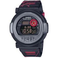 【CASIO 卡西歐】G-SHOCK 數位智慧藍芽電子錶-黑紅(G-B001MVA-1金屬/樹脂兩種錶圈)