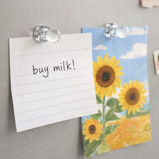 네오디움 강력 미니 냉장고 자석 50개 세트, 클리어