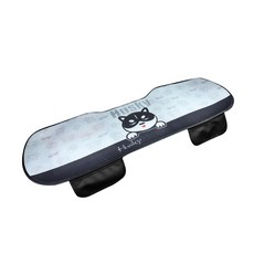 雪倫小舖 汽車座墊 涼感椅墊 透氣卡通靠背墊, 萌萌哈士奇-1片後座, 1個