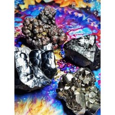 鐵石心腸2 彩虹針鐵礦 磁鐵礦 黃鐵礦 赤鐵礦 修行 紮根 招財 防護, 1個