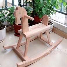 원목 흔들목마 조카선물 시소 A 어린이집 유니콘 의자, 1개