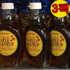 트레이더조 메이플시럽 236ml 3개