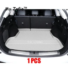 Xpeng G9 샤오펑 G9 2023 2024 2025 자동차 트렁크 매트 방수 자동차 트렁크 커버 맞춤형 보호 패드 내부, 11 E