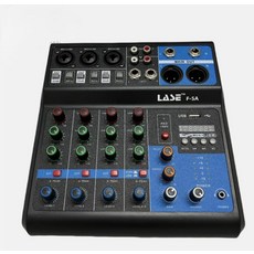 LASE 라이브 스트리밍 또는 DJ용 5채널 믹싱 콘솔 프로페셔널 오디오 믹서 326444