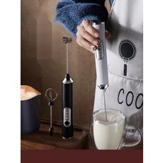 무선 핸디 우유거품기 휴대용 전동휘핑기 커피 라떼만들기, 11. 화이트 (15초 완성)