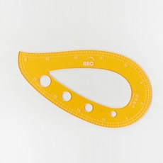 암홀자 물방울자 곡선자 패턴제작용 재단자 소잉도구 소잉부자재 소잉팩토리, 1개