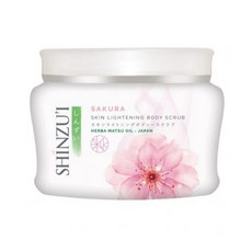 SHINZU'I 櫻花嫩白身體磨砂膏, 1個, 200ml