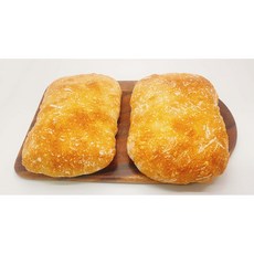우리밀 치아바타 천연발효 건강 비건 당뇨 다이어트, 140g, 1개