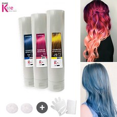 클리어화이트01/투명 - 퓨어케어 전문가용 대용량 헤어 메니큐어 /왁싱칼라/셀프헤어코팅 200ml, 1개