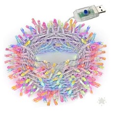 실내 장식 조명 트리 꾸미기 반짝이는 컬러 전구 크리스마스 파티 인테리어 분위기, 1개, 상세페이지 참조