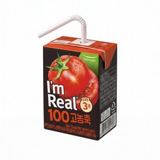 [풀무원] 아임리얼100 고농축 토마토 120mlX24팩, 120ml, 24개