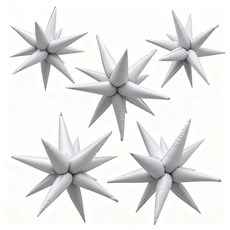 별 풍선, 화이트