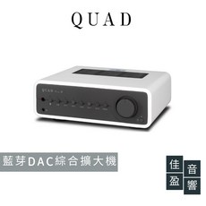Quad Vena2 play 藍芽 USB DAC 綜合擴大機 耳擴 DD 轉換器 公司貨 佳盈音響, 白色鋼, 1個