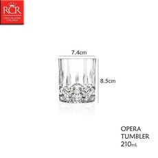RCR OPERA系列 水晶威士忌杯 烈酒杯 調酒杯, 1套