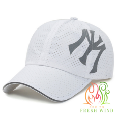프레쉬윈드 MY 마크업 매쉬 시원한 프리미엄 야구모자 볼캡 골프 아웃도어, 화이트