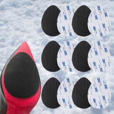 피플피 구두 신발 밑창 미끄럼방지 패드 12개, 1세트, 블랙 1세트, 블랙