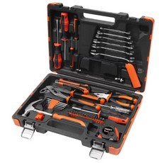 TRENY 43件綜合手工具組，居家修繕必備，工具收納箱，輕鬆應對各種修繕需求, 1個