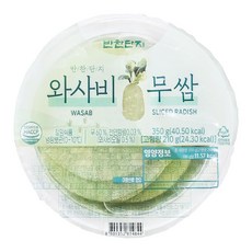 반찬단지 와사비무쌈, 1개, 350g