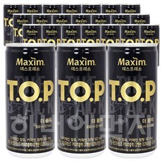 티오피 맥심 더 블랙 커피, 200ml, 24개, 24개