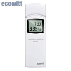 Ecowitt 온도계 습도계 무선 8 채널 습도 센서 LCD 디스플레이 게이트웨이 미포함 WN31(WH31), 03 Europe 868MHz, 1개