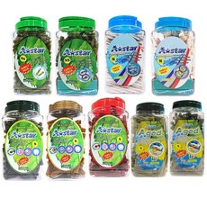 A-Star Bones AB 潔牙骨桶裝 1900g 雙頭 五星 亮白 空心 高齡犬, 1個, 空心六星(保健骨骼)M,超取限2桶