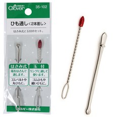 Clover 끈끼우기도구 2종 실끼우개 7cm, 실버, 1개