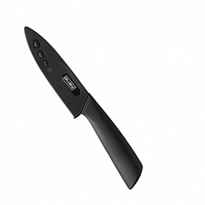 BUCK-I 廚房刀具，全黑刀身設計，輕巧鋒利，握感舒適, 黑色, 1個