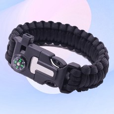 나침판 지진 캠핑 백패킹 재난대비 밀리터리 매듭, 1개