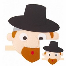 역할놀이머리띠 전래동화 선비 1개입 역할극머리띠 헤어밴드 역할놀이장난감