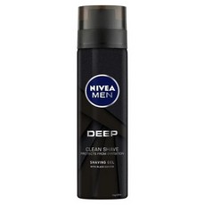 호주 니베아 NIVEA Men Deep Shave Gel 맨 딥 클린 쉐이빙 젤, 4개, 200ml