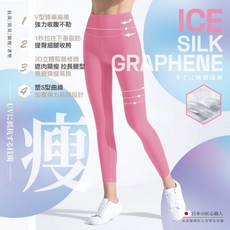 冰瀅石墨烯 塑體運動褲 瞬涼抗UV