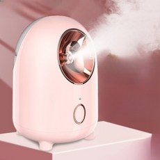얼굴 스팀기 가습기 수분 공급 보습 미용 기기 가정용, 화이트  150ml, 단일 모델