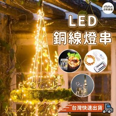 allplus LED銅線燈串 USB供電 遙控調光 居家裝飾燈串, 1個, 5米白光 USB+遙控器 銅線燈