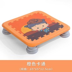 트램폴린 대형 캠핑장 마당 방방 상업용 놀이터 4.88미터 강화형 16피트 펜션, 1, P. 주황색 만화