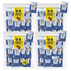 네츄럴코어 고양이간식 캣쵸 대용량, 연어, 240g, 4개