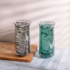 샐마 에어림 이중유리컵 540ml, 클리어