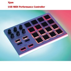 ESI Xjam USB MIDI 퍼포먼스 컨트롤러 플러그 앤 플레이 맥 PC iPadOS Bitwig Studio 8트랙 Cubasis LE Wavelab LE, 1) Xjam, 없음